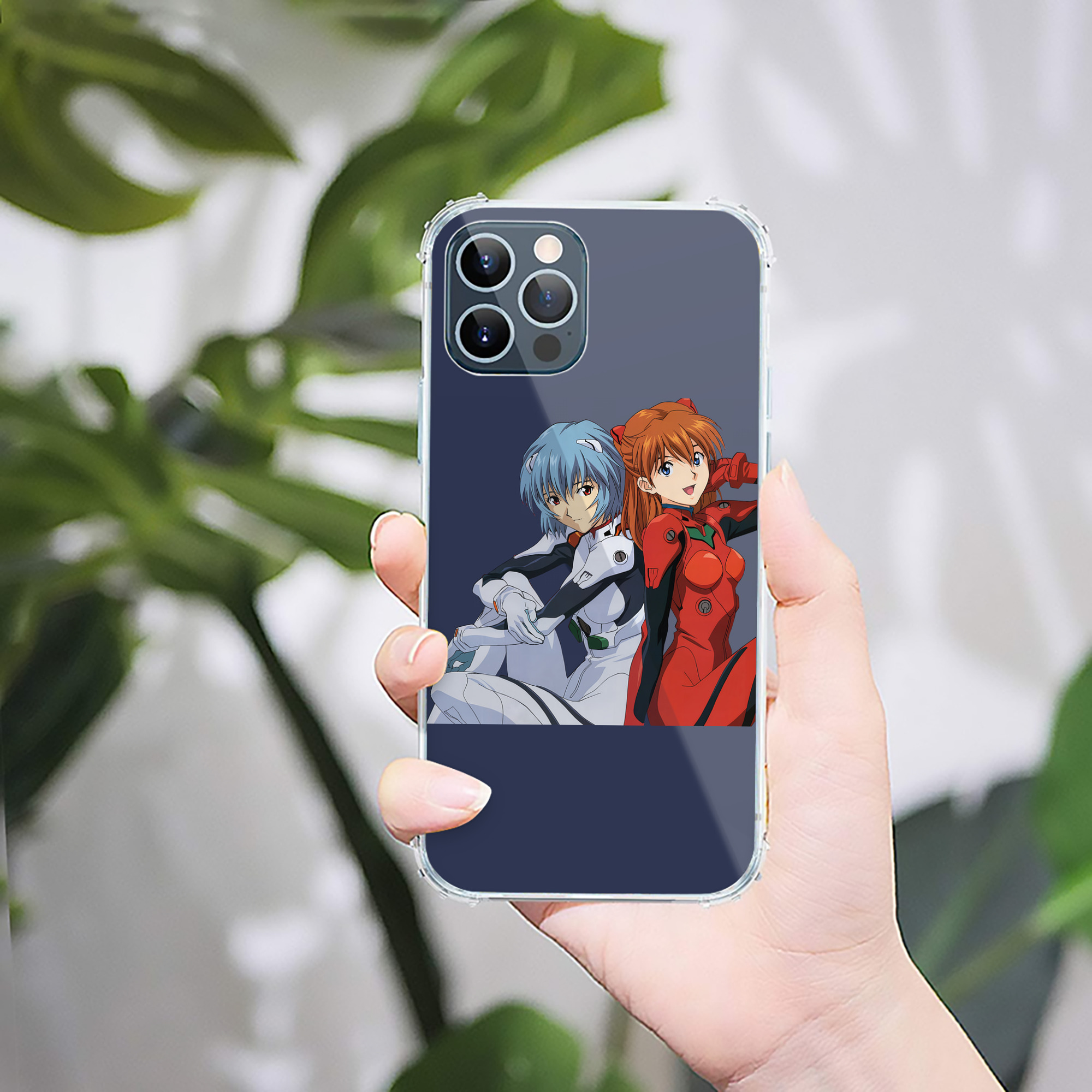 （画像用） EVA 新世紀エヴァンゲリオン 【iPhone 12シリーズ対応】透明スマホケース（クリアソフトケース）